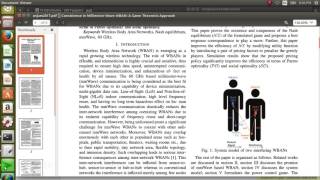 coexistence millimeter-wave wban:game theoretic approa|www.startechnologychennai.com|+91 8870457435
