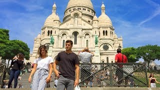 Paris Walk Sacré-Coeur Basilica In Montmartre France