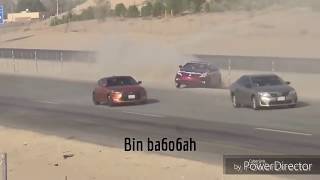 Crazy Saudi Drifting On Highway
