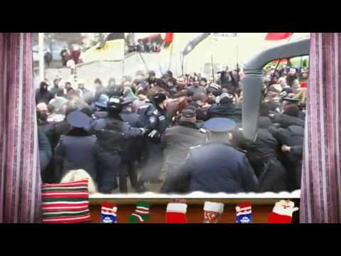 Приезд Тягнибока в Севастополь 6 января 2010 года