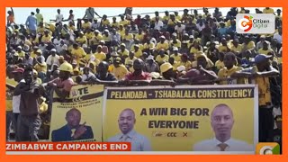 Opposition Candidate Chamisa Holds Final Rally Ahead Of Poll On Wednesday
