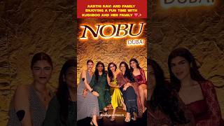 Aarthi Ravi And Family Enjoying A Fun Time With Kushboo And Her Family