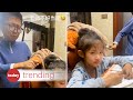Chinese boy cries in frustration while teaching his sister math