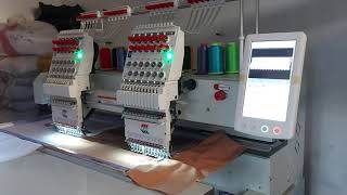 Mesin Bordir 2 Kepala 12 Jarum 500X400 Cny1202
