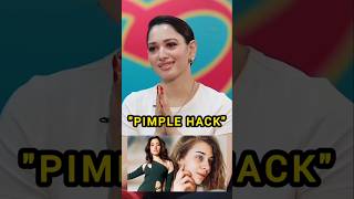 Cheeks Pimple Hack Spit Tamannaah Bhatia