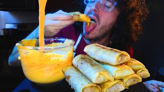 Y Cheese Sauce Fried Chicken Chimichangas Asmr No Talking Nomnomsammieboy