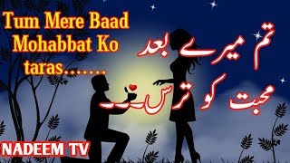 Tum Mere Baad Mohabbat Ko Taras Jaoge Sad Song Whatsapp Statusby Nadeem Tv
