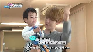 Chanyeol And Baekhyun Play Bang Bang Seoeon And Seojun In The Return Of Superman