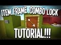 Minecraft Tutorial Item Frame Combination