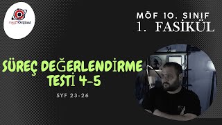10. Sinif Möf 1. Fasi̇kül L Süreç Değerlendi̇rme Testleri̇