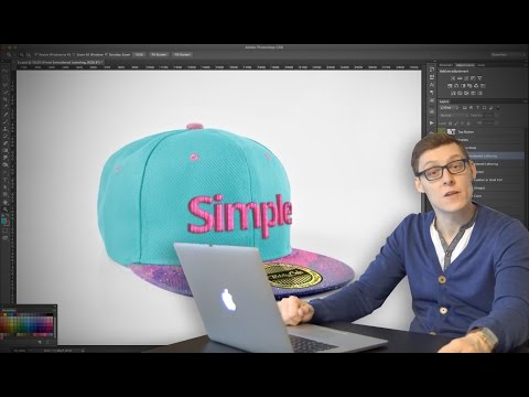 How to make a SnapBack Cap Mockup with a PSD Template