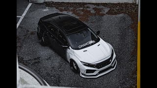 Robot Craftsman Carbon Fiber Widebody Kit For Honda Civic 10Th Gen Sedan