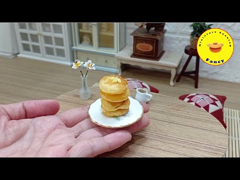 Cute Delicious Mini Real Food Pancake Recipe | Mini Food by Fancy Miniature Cooking / ASMR cooking