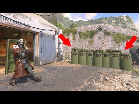 THEY WERE ALL BLOCKING ME WITH (RAZOR WIRE) SO I COULDN'T GET THEM!!! HIDE N' SEEK ON BLACK OPS 4