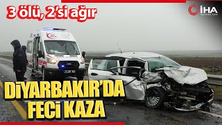 Bayram Yolunda Kafa Kafaya Kaza: 3 Ölü, 2’si Ağır 5 Yaralı