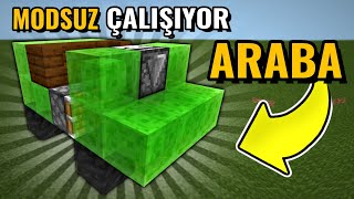 Minecraft PE ÇALIŞAN ARABA NASIL YAPILIR ? *MODSUZ*