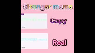 Stronger Memekitty Channel Afnan Vs Copy