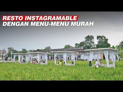 Resto Natural, Resto Tengah Sawah yang Sedang Viral di Kudus