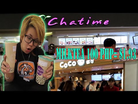 Chatime Vs Coco Milktea 100php = $1.93