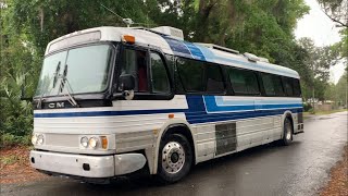 GM bus 4106 test drive Jake brake and tachometer issues