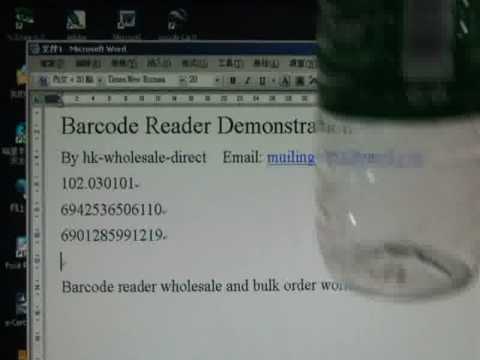 This video demonstrates how to use TM168 CCD arcode reader / scanner with a computer. The effective range away from the arcode is 1-4 cm. barcode reader scanner. This video demonstrates how to use TM168 CCD arcode reader / scanner with a computer. The effective range away from the arcode is 1-4 cm.