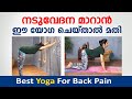 നടുവേദന മാറാൻ ഏറ്റവും നല്ല യോഗ ഇതാണ് | Best Yoga For Back Pain | naduvedana yoga | Dr. Akhila Vinod