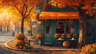 Wednesday Morning Jazz Smooth Jazz Piano & Bossa Nova Instrumental - Peaceful Autumn Street Café