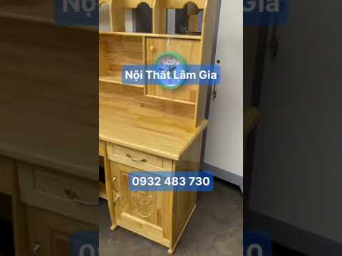 Bàn Học Sinh Liền Kệ Gỗ Tư Nhiên + ghế Tại Nội Thất Lâm Gia zalo 0932 483 730 - 0961 567 479