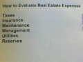 How to evaluate Real Estate management Expenses