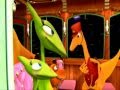 Dino tren. Como se extinguieron los dinosaurios.