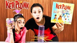 Family Fun Game for Kids KerPlunk with Trolls Blind Bag Surprise Toy