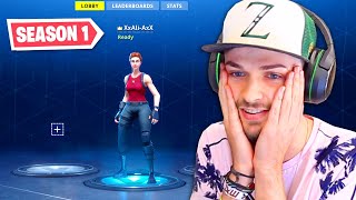 playing Fortnite SEASON 1 in 2018!