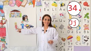 Okuma Yazma Öğreniyorum - Dik Temel Harfler - J Sesi Anlatımı