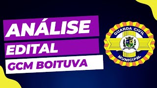 GCM Boituva | Análise do edital concurso