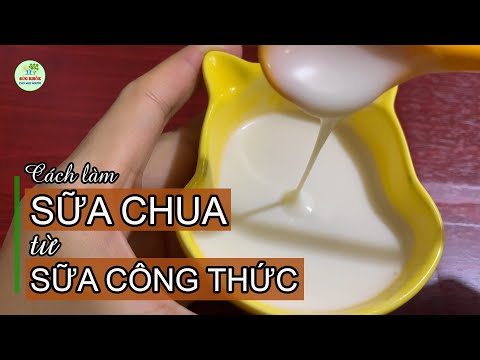CÁCH LÀM SỮA CHUA TỪ SỮA CÔNG THỨC Món ăn dặm tuyệt vời giàu Canxi cho bé