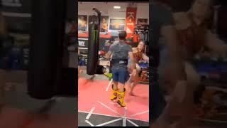 Karate Girl Face Kick