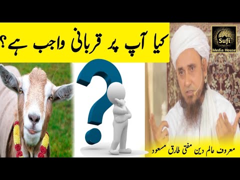 Kia Ap Qurbani Wajib Hai ? Important Clip #Bakra Eid | Mufti Tariq Masood | SufiMediaHouse | Qurbani Wajib Hai mufti Tariq Masood Kia Ap Qurbani Wajib Hai ? Important Clip #Bakra Eid | Mufti Tariq Masood | SufiMediaHouse | Qurbani Wajib Hai mufti Tariq Masood