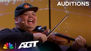 Violinist Philip Bowen Surprises with Unexpected System Of A Down Cover | Auditions | AGT 2023