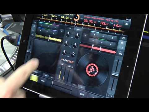 Musikmesse 2012 - Mixvibes CrossDJ for iPad