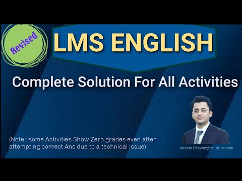 LMS English Revised. All Activities are completely solved.