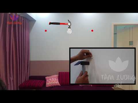 Treo tranh ghép bộ trang trí chỉ trong 5 phút - Tamluongart.vn