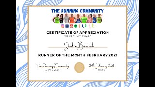 The Running Community Runner Of The Month | February 2021 Julie Branch