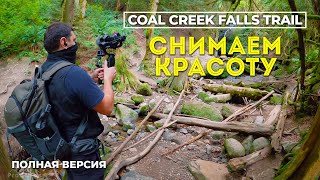 Бэкстейдж Со Съемки Виртуального Тура - 4K Coal Creek Falls Trail - Красивая Тропа С Водопадом