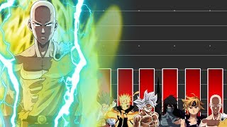 Power Level: Anime Protagonisten | Dragonball Super - One Punch Man - One Piece - Naruto...