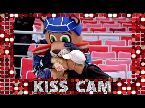Kiss Cam на Sochi Hockey Open: 25 самых жарких поцелуев на хоккее в Сочи