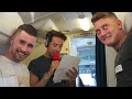 Grimmy on a plane - Ibiza 2013