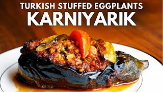 Turkish Stuffed Eggplants - How to make Karniyarik