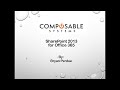 SharePoint 2013 in Office 365 from a developer's perspective (Part 1)