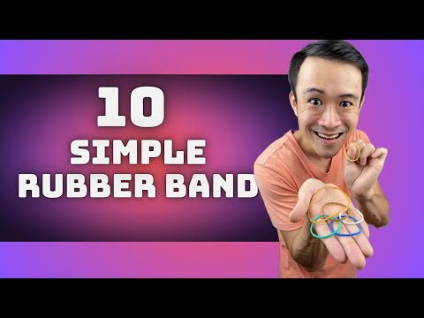 TOP 10 ẢO THUẬT DÂY THUN ẢO NHẤT, HAY NHẤT, DỄ THỰC HIỆN NHẤT Rubberband | Nam&39;s Magic