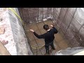 заливка бетона миксером
